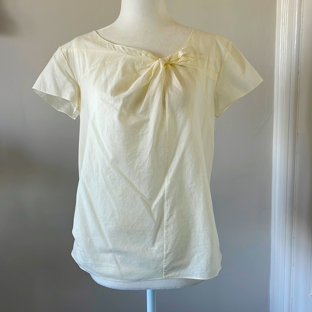 MARNI Lightweight cotton short-sleeve blouse